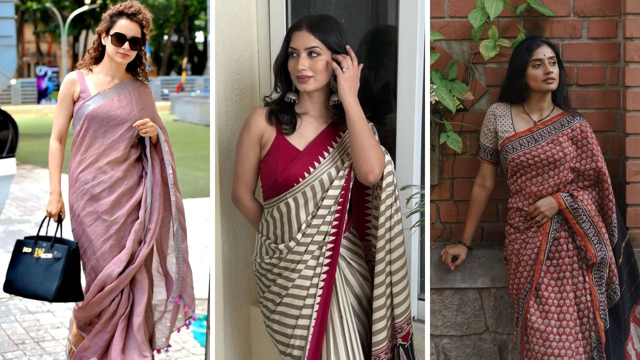 कॉटनची साडी नेसताना फॉलो करा 'या' सोप्या टिप्स