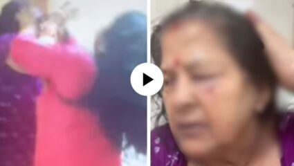 सून आहे की राक्षसीण? ७८ वर्षीय सासूचं मारून मारून तोंड सुजवलं; कपडे फाडले अन् धक्कादायक Video Viral