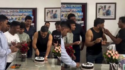 MS Dhoni Birthday special : एमएस धोनीचे ‘ते’ खास ७ माणसं कोण? ज्यांच्यासोबत साजरा केला ४४ वा वाढदिवस; पहा व्हिडिओ
