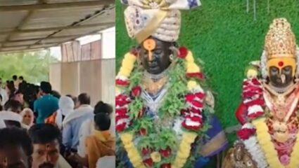 Amravati News : श्री क्षेत्र कौंडण्यपूर येथील विठ्ठल-रुक्मिणी मंदिरात आषाढी एकादशीनिमित्त गर्दी