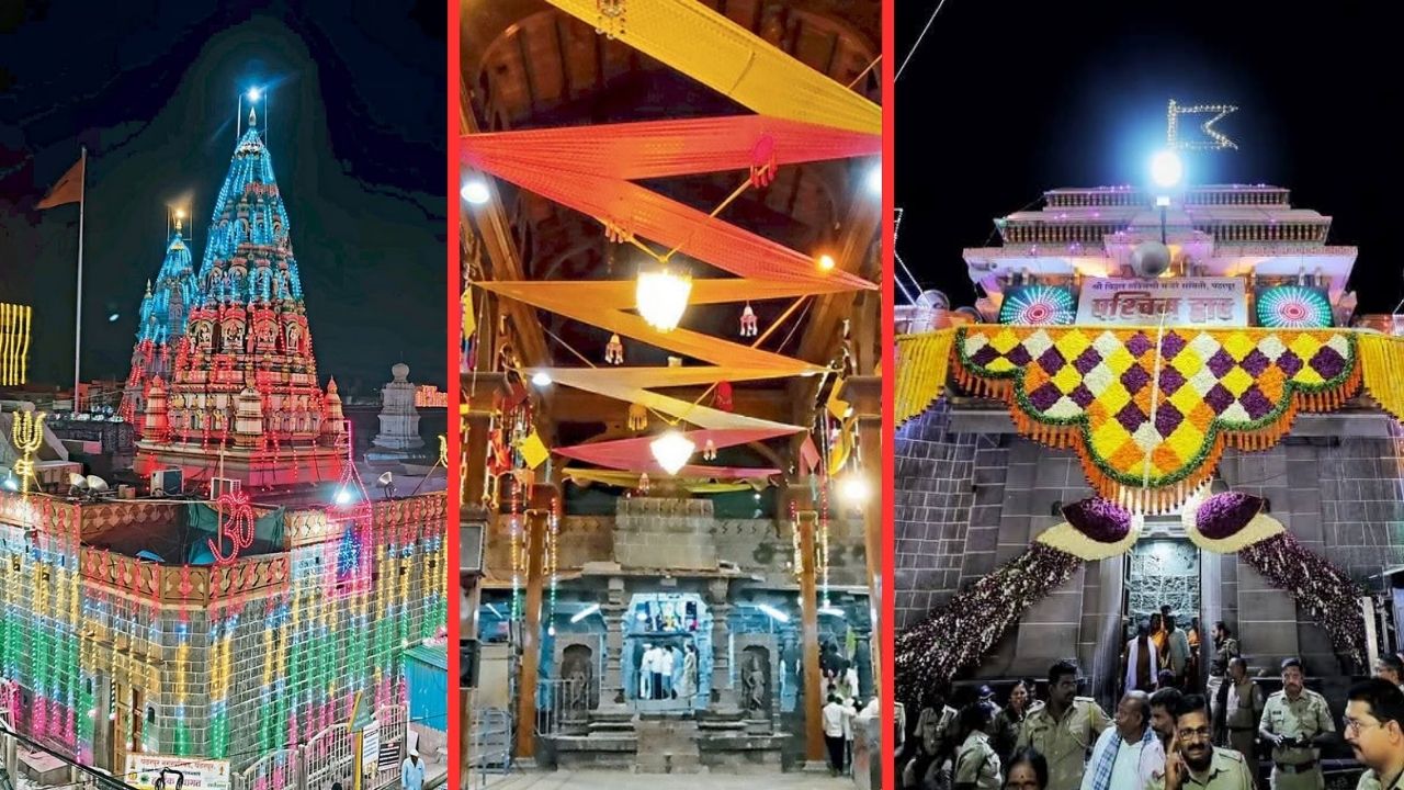 आषाढी वारीसाठी संपूर्ण महाराष्ट्राचे आराध्य दैवत असलेल्या पंढरपूरच्या विठूरायाचे संपूर्ण मंदिर सजवण्यात आले आहे. विद्युत रोषणाई आणि फुलांची आकर्षक सजावट करण्यात आली आहे. 