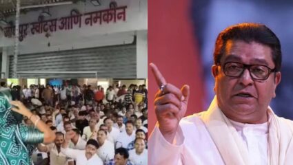 Thane News : मीरा-भाईंदरमध्ये व्यापाऱ्यांचा तीव्र संताप ; मनसे कार्यकर्त्यांच्या मारहाणीविरोधात निषेध रॅली