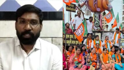 Thane News : फेरीवाले हटवण्यासाठी भाजपचा आक्रमक पवित्रा; सत्ताधारी भाजपचेआंदोलन म्हणजे….. काय म्हणाले रोहिदास मुंडे ?
