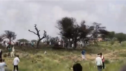 Rajasthan Plane Crash Video: इंडियन एअरफोर्सचे Jaguar क्रॅश; पायलट शहीद