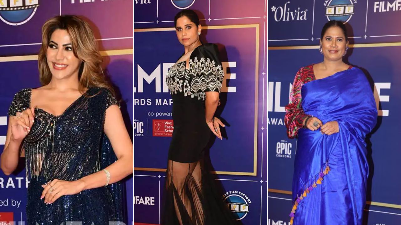 मराठी तारकांनी रंगला Filmfare, मोठमोठ्या कलाकारांची रेड कार्पेट लागली हजेरी (फोटो सौजय -इन्स्टाग्राम)