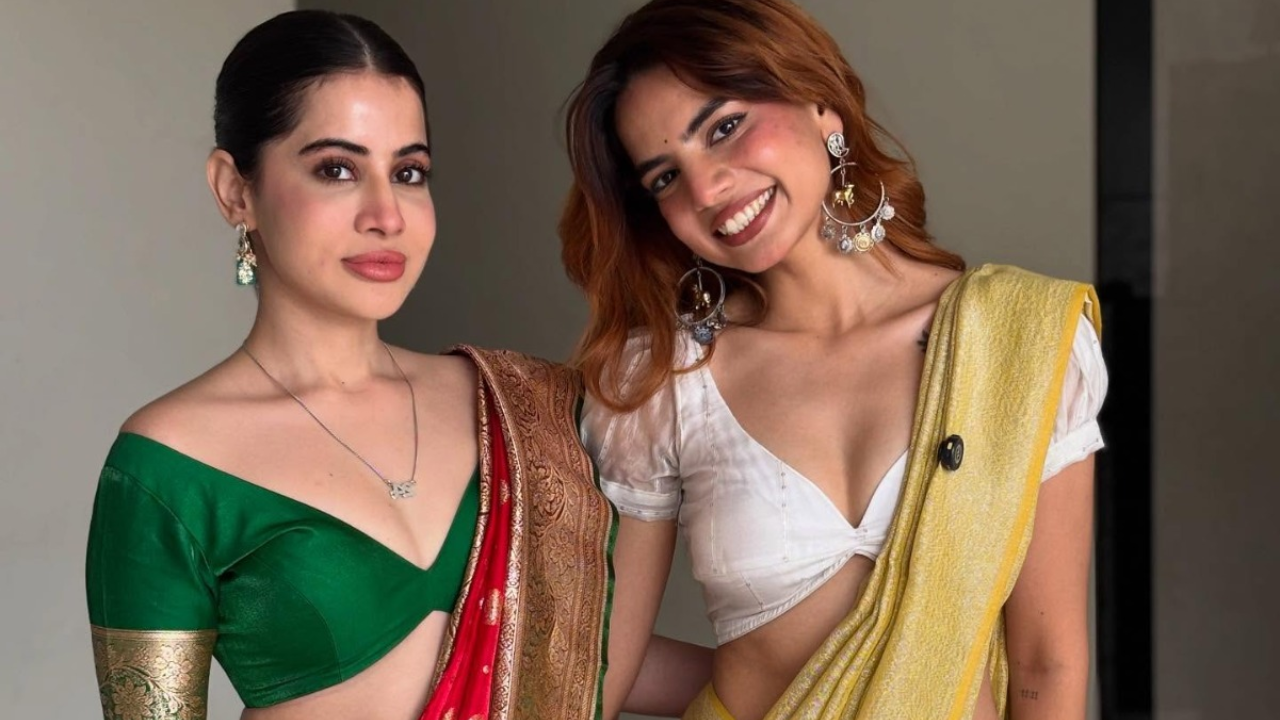 गळ्यात नेकलेस आणि कानात शोभिवंत दागिने तिच्या सौंदर्यात भर घालत आहेत. अभिनेत्रीने पोस्टखाली सुंदर असे कॅप्शन दिले आहे. 
