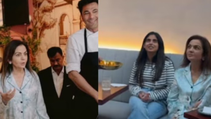 सिंपल पण स्टायलिश लुक! नीता अंबानी यांनी ‘बंगलो’ रेस्टॉरंटला दिली भेट