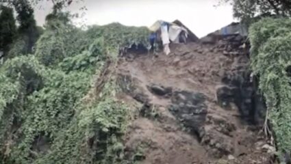 Ratnagiri News : रत्नागिरीत फतेगडाच्या भिंतीचा भाग कोसळला; गडावरील मानवीवस्तीला धोका