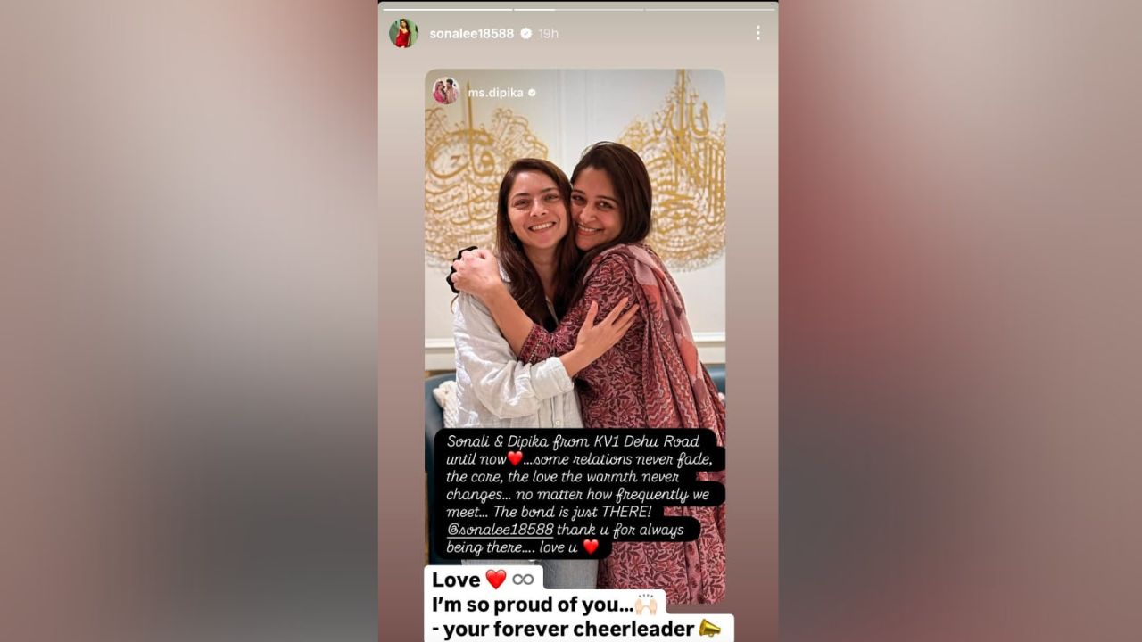 कॅन्सरग्रस्त दीपिका कक्करची मराठमोळी अभिनेत्री सोनाली कुलकर्णीने घेतली भेट, दोघींमध्ये नेमकं नात काय ?
