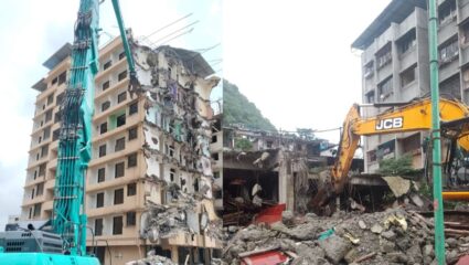 Thane News : मनपाहद्दीत 124 अनधिकृत बांधकाम; अतिक्रमण विरोधी पथकाची मोठी कारवाई