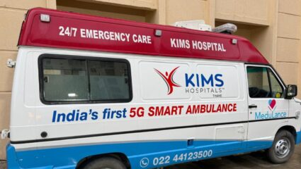 ठाणे शहरात धावणार AI जनरेटेड रुग्णवाहिका ; किम्स हॉस्पिटलने मेड्युलन्सच्या सहयोगाने पहिली AI इंटिग्रेटेड 5G स्मार्ट अ‍ॅम्ब्युलन्स