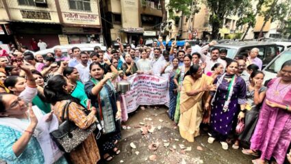 Thane News : कळव्यात पाणी पेटलं; पाण्यासाठी नागरिकांची प्रभाग समितीवर धडक