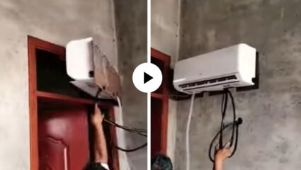 असा जुगाड होणे नाही! लाईट बिल वाचवण्यासाठी पठ्ठ्याने लढवली अनोखी शक्कल… एकाच AC पासून मिळणार दोन खोल्यांना थंडावा; Video Viral