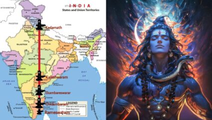देशाला चिरत अगदी सरळ रेषेत मधोमध बांधण्यात आली आहेत ही ७ अद्भुत मंदिरं!  हा फक्त योगायोग की अलौकिक संकेत?