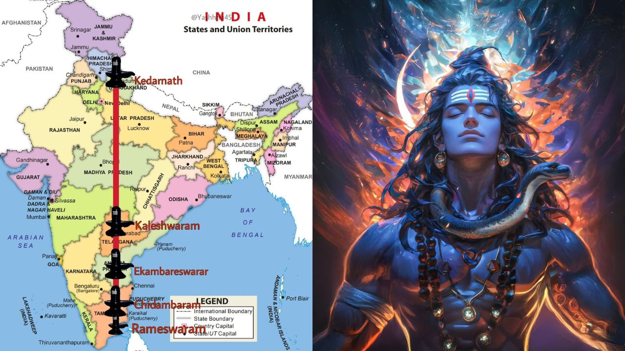 देशाला चिरत अगदी सरळ रेषेत मधोमध बांधण्यात आली आहेत ही ७ अद्भुत मंदिरं! हा फक्त योगायोग की अलौकिक संकेत?