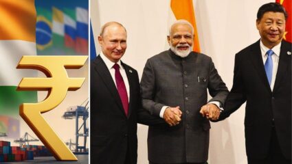 BRICS Rupee Trade : भारतासाठी सुवर्ण क्षण! BRICS देशांचा मोठा निर्णय, व्यापार होणार डॉलरऐवजी ‘Indian Rupee’मध्ये