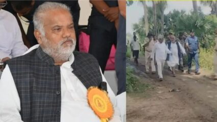 नितीश सरकारमधील मंत्री जेडीयू नेते श्रवण कुमार यांच्या ताफ्यावर हल्ला; बॉडीगार्ड झाले जखमी