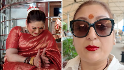 ‘फराह खानची स्वस्त कॉपी…’ गोविंदाच्या बायकोने केला हेल्परसह व्लॉग सुरू, बाबा कालभैरवला 2 बाटली चढवली दारू, झाली ट्रोल