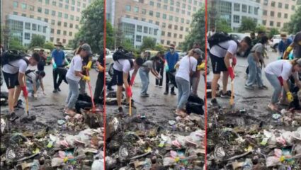 परदेशी पाहुण्यांनी साफ केला कचरा; दिल्लीतील अस्वच्छतेची पोलखोल, शरमेने भारतीयांची मान खाली
