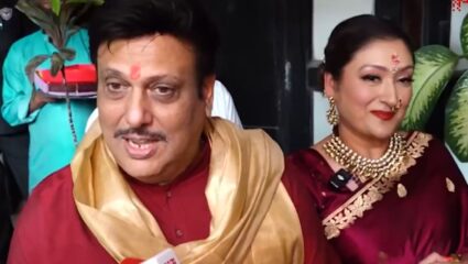 गणपती बाप्पा मोरया! घटस्फोटाच्या अफवांदरम्यान सुनीता- गोविंदा पुन्हा एकत्र, चाहत्यांना दिल्या शुभेच्छा