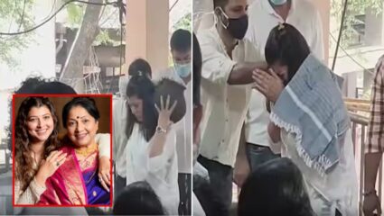 Jyoti Chandekar funeral: आईला शेवटचा निरोप देताना भावुक झाली तेजस्विनी, मुखाग्नी देताना ढसाढसा रडली