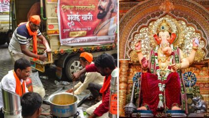 Lalbaug Annachhatra : मराठा आंदोलनामुळे लालबागचा राजा मंडळाने अन्नछत्र ठेवले बंद? नक्की झालंय तरी काय?