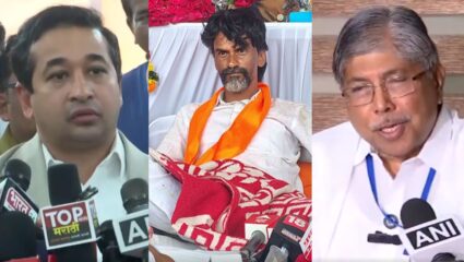मराठा आरक्षणावरून अजून वाद पेटणार! चंद्रकांत पाटीलांनी स्पष्टच सांगितल तर राणे म्हणाले- ‘ओबीसी नाही तर EWS…’