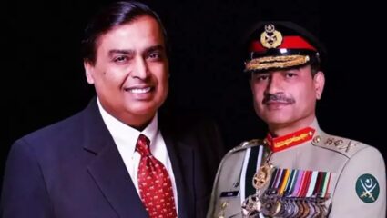 Mukesh Ambani : अमेरिकेत असीम मुनीर यांचे धाडस, मुकेश अंबानीचा फोटो दाखवून भारताला अणुहल्ल्याची धमकी