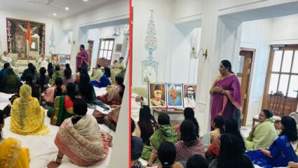 Sunetra Pawar in RSS program : खासदार सुनेत्रा पवार RSS च्या कार्यक्रमामध्ये सहभागी; विचारधारेवरुन रंगलं राजकारण