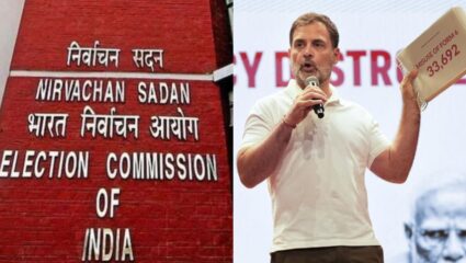 प्रतिज्ञापत्रावर सही करा किंवा देशाची माफी मागा; निवडणूक आयोगाचा राहुल गांधींना पु्न्हा इशारा