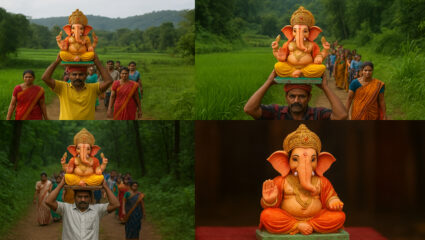 Konkan Ganeshotsav: ‘जगात भारी कोकणचा गणेशोत्सव’! आरत्या, भजनांचे सूर आणि…; शेकडो वर्षांची परंपरा