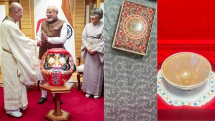 Modi Japan Visit 2025 : टोकियोत PM मोदींचा सांस्कृतिक डिप्लोमसीचा ठसा; खास भेटवस्तूंनी भारावले जपानचे पंतप्रधान