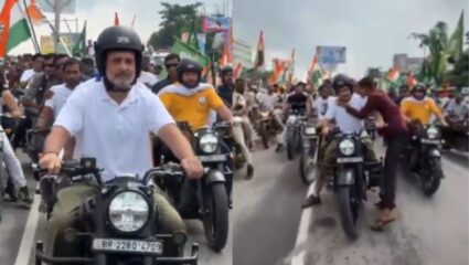 Rahul Gandhi: राहुल गांधींची सुरक्षा भेदली! भर यात्रेत एका तरुणाने घेतला ‘Kiss’, नंतर झाला पसार; पाहा व्हिडिओ