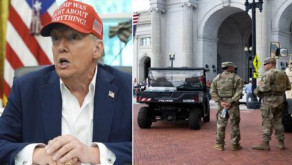 Trump targets Chicago : अमेरिकेतील अंतर्गत गुजगोष्टी!वॉशिंग्टननंतर ट्रम्पची नजर शिकागोवर; गुन्हेगारीविरोधी मोहीमेला राजकीय रंग
