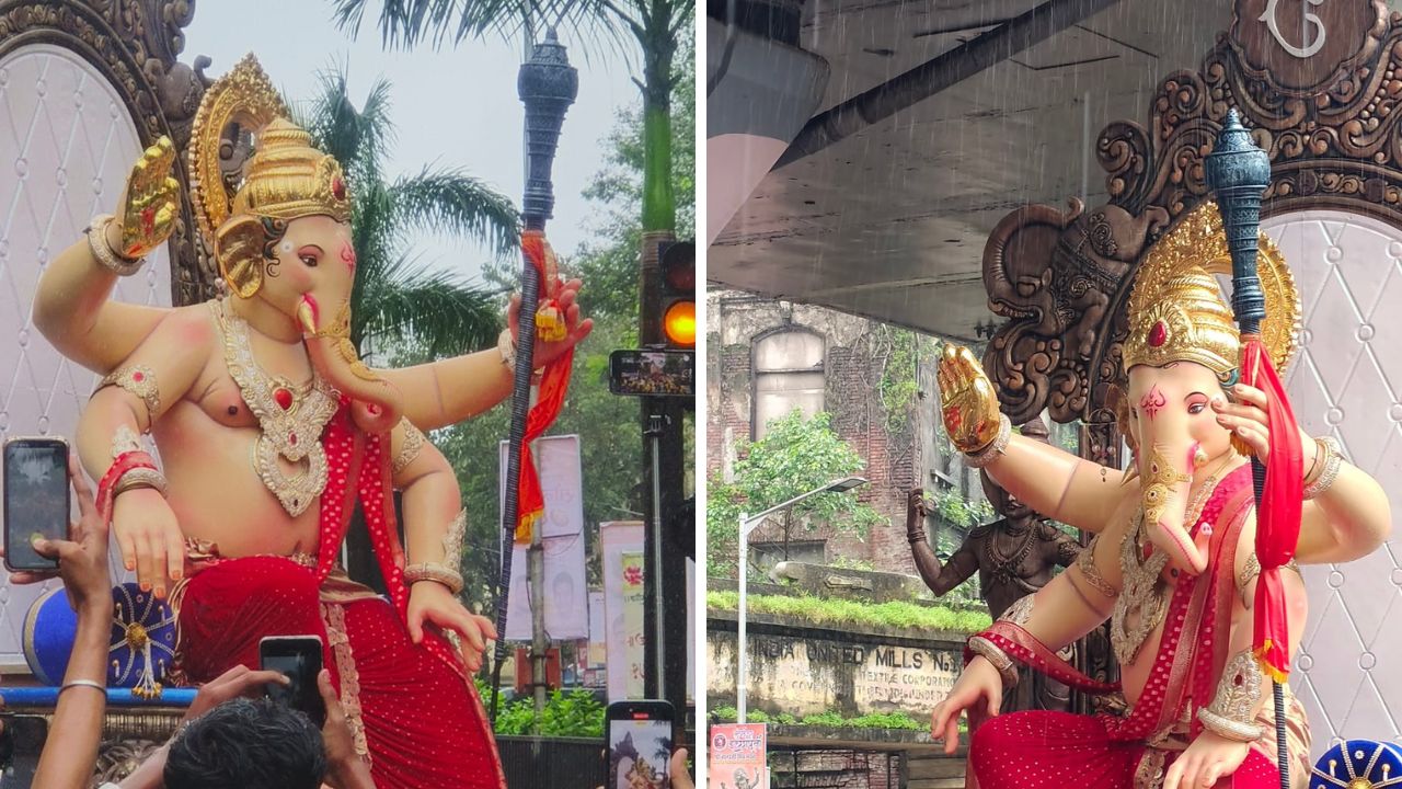 मुंबईच्या रस्त्यांवर बाप्पाच्या आगमन सोहळ्यासाठी भाविकांनी मोठी गर्दी केली आहे. परळच्या गणेश चित्रशाळेतून बाप्पाची मूर्ती चिंचपोकळीकडे जाण्यास मार्गस्त झाली आहे. 