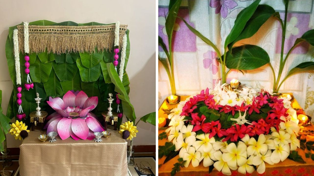 घरातील कागदांचा वापर करून सुंदर असे कमळ तयार करून त्यात देवीची पूजा मांडता येईल. या पद्धतीने केलेले डेकोरेशन पाहून सगळेच तुमचं कौतुक करतील. 