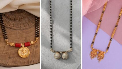 सण आलाय गौरी गणपतीचा, मंगळसूत्राचे आकर्षक वाटी पॅटर्न आणतील सणाला खास लुक