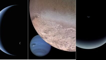 Voyager 2 : व्हॉयेजर 2 चा जगाला अखेरचा नजराणा; नेपच्यून व ट्रायटनचे खास छायाचित्र 36 वर्षांनी आले समोर