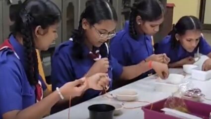Ambernath News : अंबरनाथमधील विद्यार्थ्यांची एक राखी सैनिकांसाठी,महात्मा गांधी विद्यालयाचा स्तुत्य उपक्रम