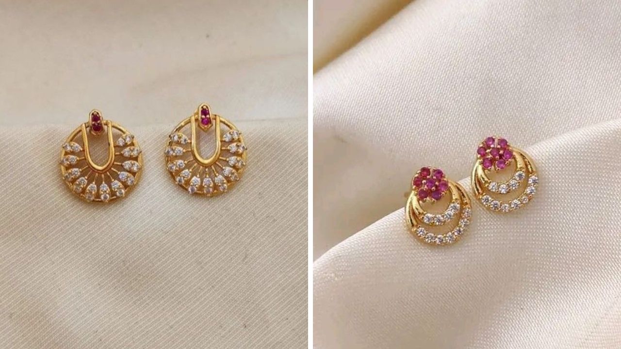 रोजच्या वापरात घालण्यासाठी तुम्ही २ किंवा ४ ग्रॅमचे सुंदर नाजुक साजूक कानातले खरेदी करू शकता. हे कानातले सर्वच लुकवर उठून दिसतील.   