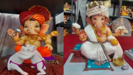 गणेशमूर्तींचा बदलता साजशृंगार; बालगणेश, वारकरी अन् फेटे-पगड्यांनी सजलेल्या मूर्तींना वाढती मागणी