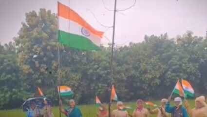 Kolhapur : जमीन आमच्या हक्काची, नाही कुणाच्या बापाची; कोल्हापूर जिल्ह्यात अभिनव आंदोलन