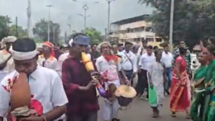 Palghar News : तारपाच्या तालावर आमदार निकोले थिरकले; पालघरमध्ये आदिवासी दिन मोठ्या उत्साहात साजरा