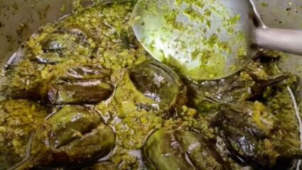 रात्रीच्या जेवणाचा चमचमीत बेत! घरी बनवा गावरान स्टाईल ‘खार वांग’
