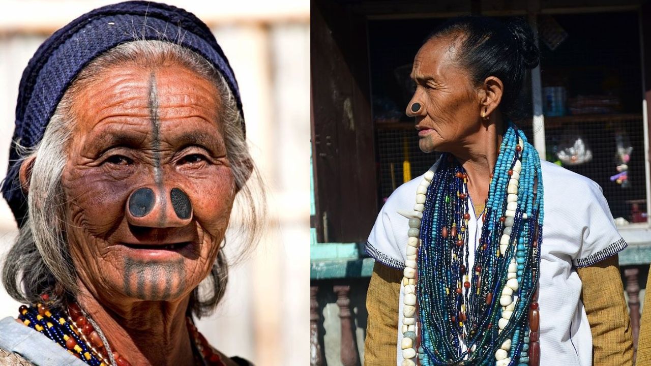 सुरुवातील ही प्रथा महिलांना कुरुप बनवण्यासाठी तयार करण्यात आली होती पण हळूहळू ती साैदर्य आणि अभिमानाचे प्रतीक बनले. जर एखाद्या महिलेच्या चेहऱ्यावर टॅटू आणि नाकवर यापिंग हुर्लाे नसतील तर त्यांना लग्नासाठी पात्र मानले जात नव्हते. 
