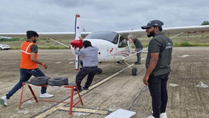 Baramati Plane Accident : बारामतीत विमानाचा अपघात; उड्डाणावेळी चाकात बिघाड झाला अन्…