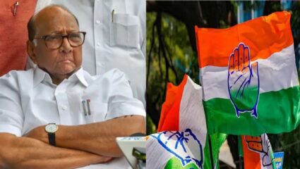 शरद पवारांच्या राष्ट्रवादीला मोठा धक्का; ‘या’ बड्या नेत्याने काँग्रेस पक्षात केला प्रवेश