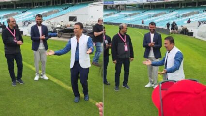 IND vs ENG 5th Test : सामना जिंकल्यानंतर सुनील गावस्कर यांचा आनंद गगनात! मैदानावरच साजरा केला जल्लोष, Video Viral