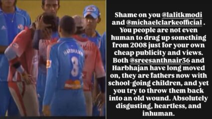 ‘तुम्हाला लाज वाटली पाहिजे…’, कानशिलात मारण्याच्या घटनेचा व्हिडिओ समोर आल्यानंतर श्रीशांतची पत्नी संतापली