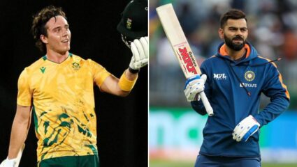 SA vs AUS : डेवॉल्ड ब्रेव्हिसने ऑस्ट्रेलियाविरुद्ध केला कहर, विराट कोहलीचा T20 विक्रम मोडला